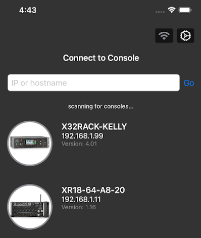 MXBus Connections UI